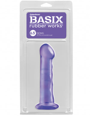Basix 6.5" Dong-Purple