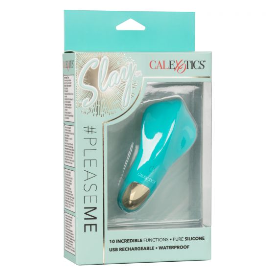 Slay Pleasure Clit Stimulator-Teal