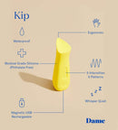 DAME Kip Lipstick Vibe-Lemon
