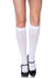 KNEE HI: OPAQUE One Size White