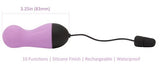 Simple & True Remote Control Vibrating Egg-Purple