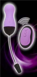 Simple & True Remote Control Vibrating Egg-Purple