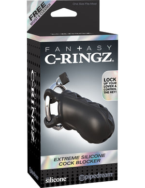 CRINGZ Cock Blocker Extreme-Black (silicone)