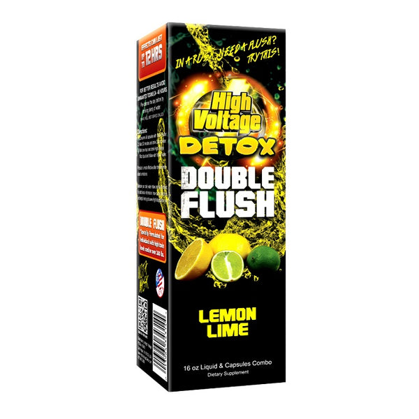 Detox: High Voltage Double Flush Lime Lemon 16oz