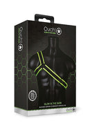 GLO Glow In The Dark Gladiator Harness S/M