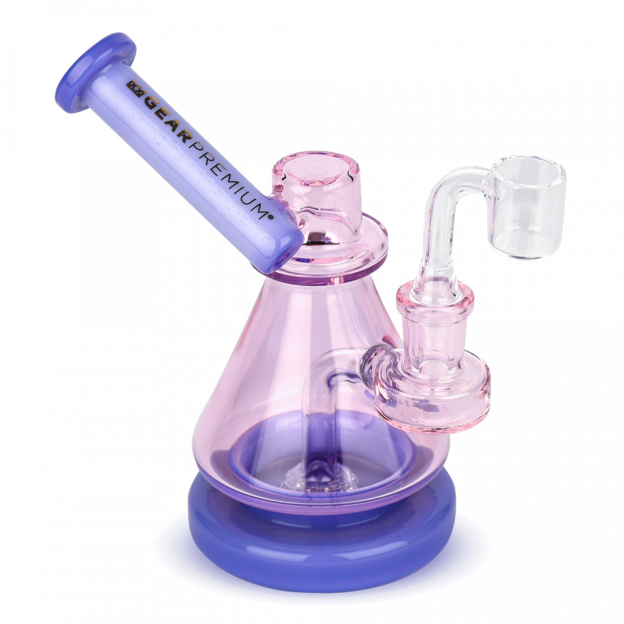 Rig: 6" Floating Beaker Rig -Pink/Purple