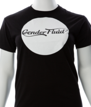 T Shirt: Gender Fluid Extra Large Black