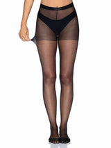 Cadi Sheer Backseam Pantyhose- One Size
