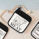 Potholder: I Rub my own MEAT