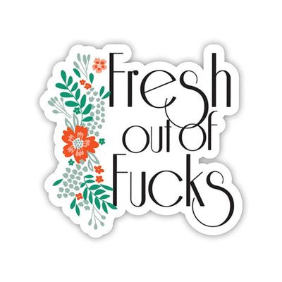 Sticker: Fresh Outta Fucks