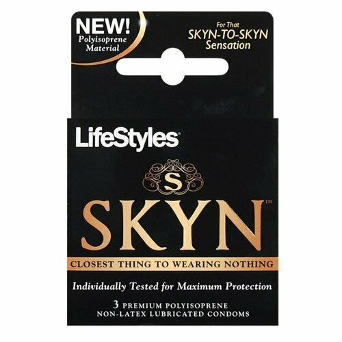 Condom: LifeStyles Skyn 3pk-Latex Free