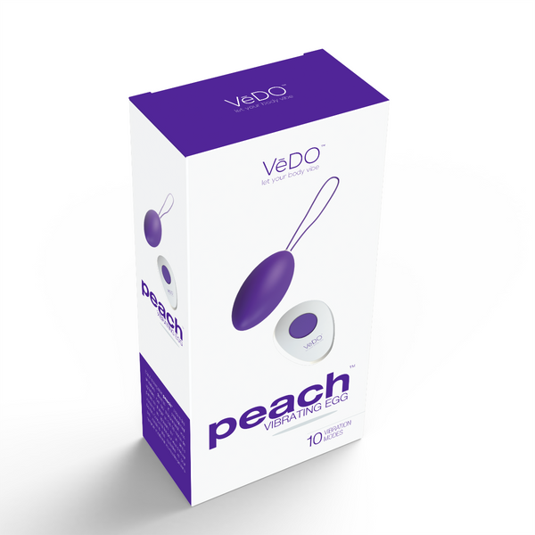 Peach Rechargeable Egg-purple