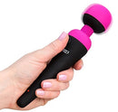 PalmPower Rechargeable Wand-Black/pink