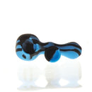 Pipe: Silicone 4" with storage-Blue/Black