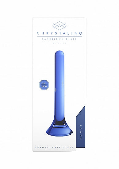 Chrystalino Tower-Blue Glass strong