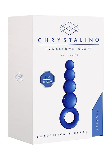 Chrystalino Tickler-Blue Glass strong