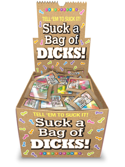 CANDIES: SUCK A BAG OF DICKS