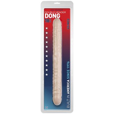 18" Double Header Vein Dong-White