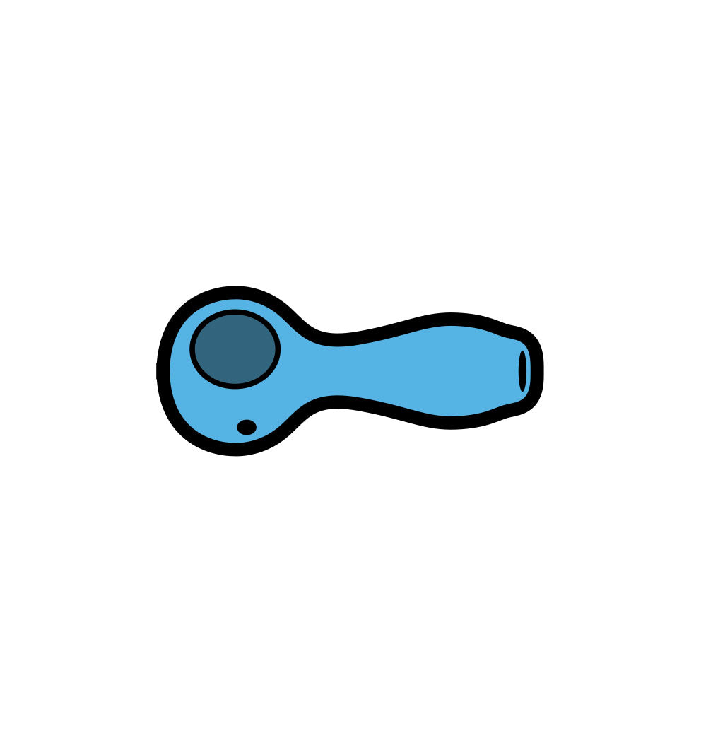 Pin: Pipe Weed - Blue