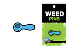 Pin: Pipe Weed - Blue