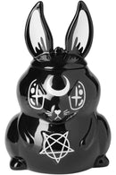 Evil Bunny Cookie Jar-Black