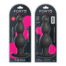 FORTO F-52 Cone Anal Beads-Black