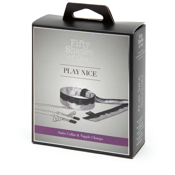 Fifty Shades Of Grey Play Nice Collar/Clamps