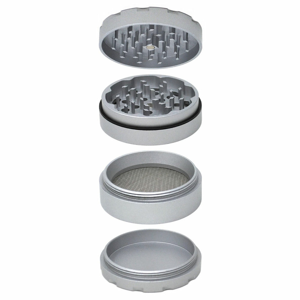 Grinder: 2" Cali Crusher Silver