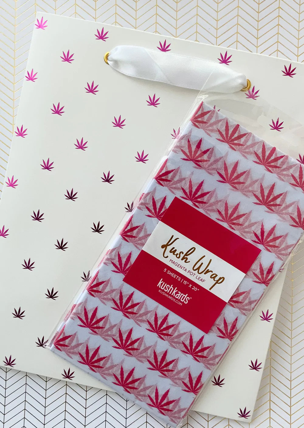 KushKards: Gift Combo - White/Magenta