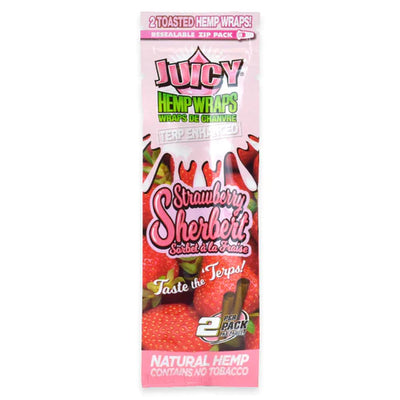 Paper: Juicy Jay Terp Hemp Wrap-Strawberry Sherbert