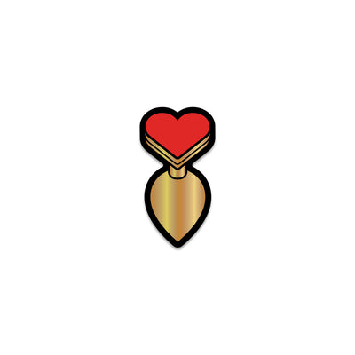 Pin: Heart Butt Plug