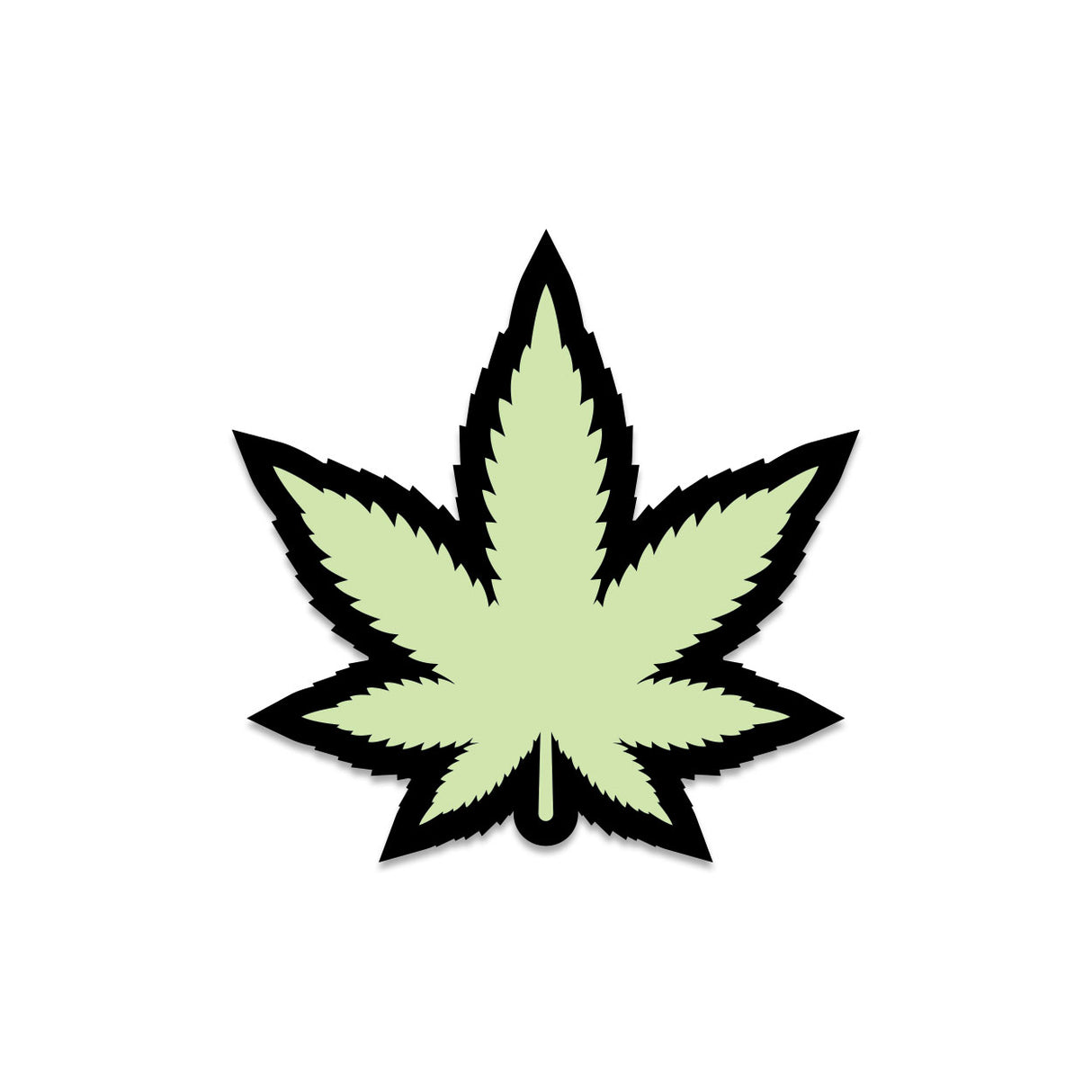 Pin: Leaf - Glow in the Dark