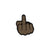 Pin: Middle Finger Brown