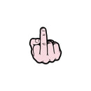 Pin: Middle Finger Peach