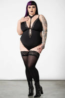 Lorelei Bodysuit-Black 4XL