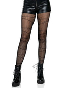 Barbed Wire Fishnet Tights- One Size
