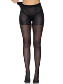 Karina Crotchless Pantyhose- One Size Black