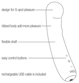 VEDO Midori Rechargeable G-Spot-Black