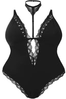 Lorelei Bodysuit-Black 4XL