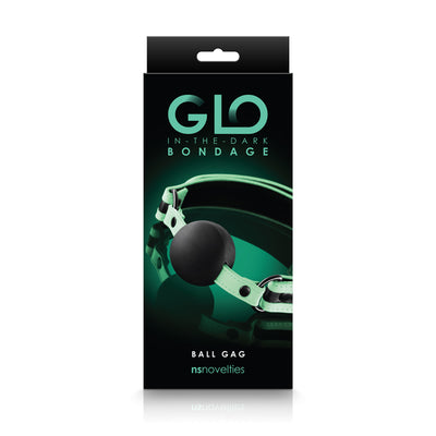 GLO Bondage Ball Gag-Green