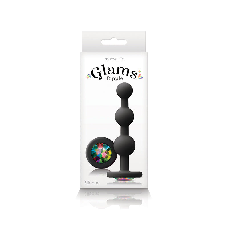 Glams Ripple Rainbow Gem-Black