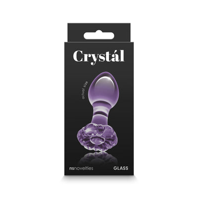 Crystal Flower Plug-Purple
