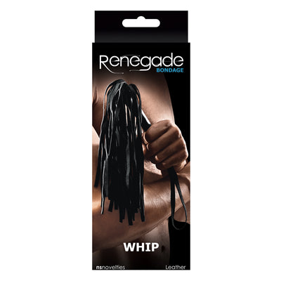 Renegade Bondage-Whip Black