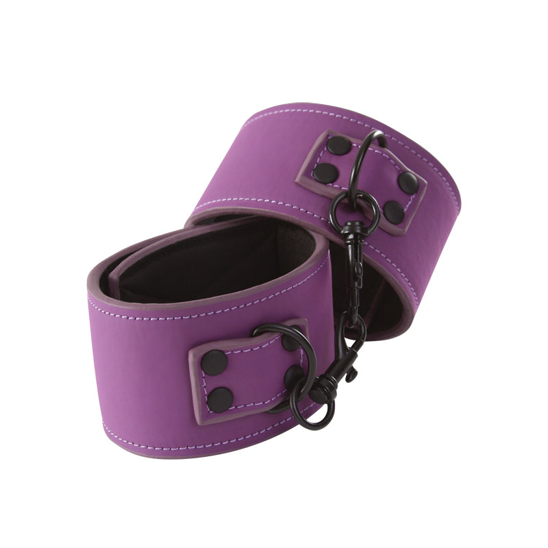 Lust Bondage Wrist Cuff-Purple