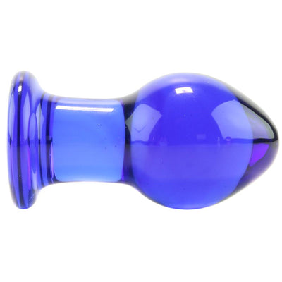Crystal Glass Small Plug-Blue
