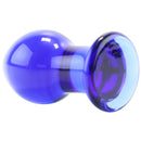 Crystal Glass Small Plug-Blue