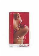 Ouch Gag Ball-Red