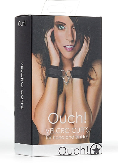 Ouch Velcro Cuffs-Black