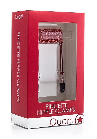 Ouch Nipple Clamps Pincette-Red