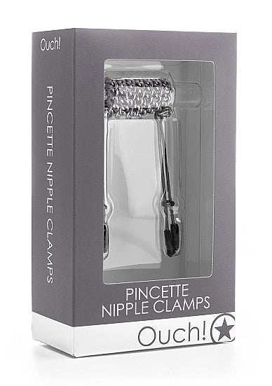 Ouch Pincette Nipple Clamps-Silver